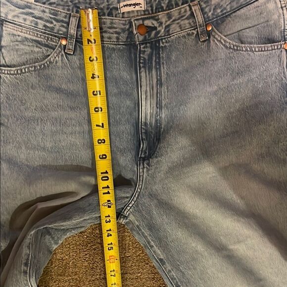 Wrangler Blue Flare Wide Leg Jeans - Picture 14 of 16